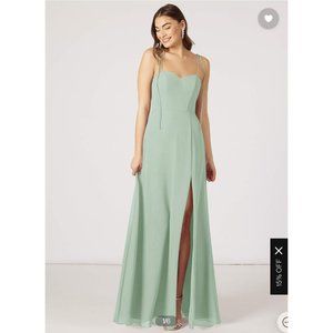 Azazie Rosey Dress in Agave A4